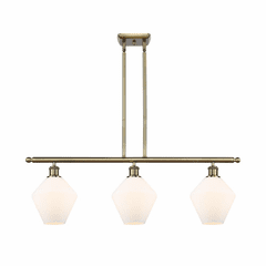 Innovations Cindyrella 3-LT Island Light - Antique Brass - 516-3I-AB-G651-8