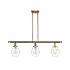 Innovations Cindyrella 3-LT Island Light - Antique Brass - 516-3I-AB-G652-6