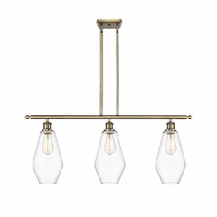 Innovations Cindyrella 3-LT Island Light - Antique Brass - 516-3I-AB-G652-7
