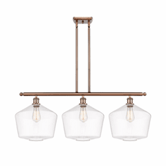 Innovations Cindyrella 3-LT Island Light - Antique Copper - 516-3I-AC-G652-12