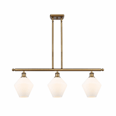 Innovations Cindyrella 3-LT Island Light - Brushed Brass - 516-3I-BB-G651-8