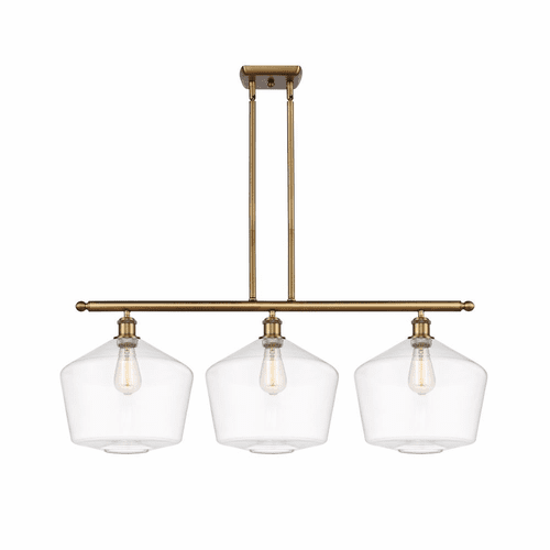 Innovations Cindyrella 3-LT Island Light - Brushed Brass - 516-3I-BB-G652-12