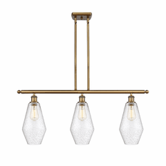Innovations Cindyrella 3-LT Island Light - Brushed Brass - 516-3I-BB-G654-7