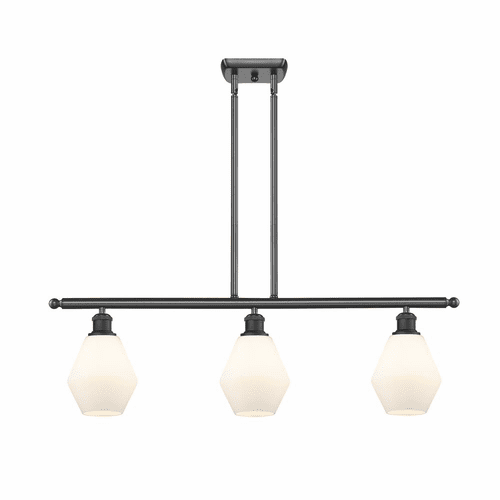 Innovations Cindyrella 3-LT Island Light - Matte Black - 516-3I-BK-G651-6