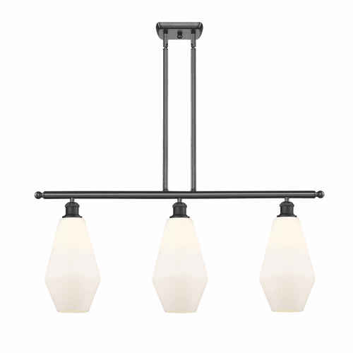 Innovations Cindyrella 3-LT Island Light - Matte Black - 516-3I-BK-G651-7