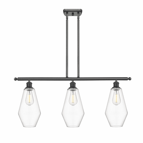 Innovations Cindyrella 3-LT Island Light - Matte Black - 516-3I-BK-G652-7