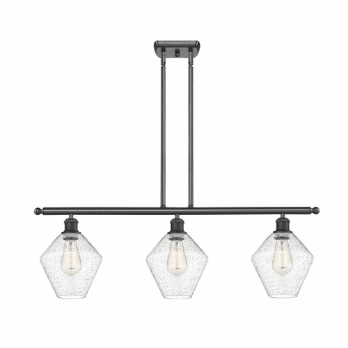 Innovations Cindyrella 3-LT Island Light - Matte Black - 516-3I-BK-G654-8