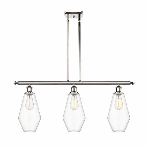 Innovations Cindyrella 3-LT Island Light - Polished Nickel - 516-3I-PN-G652-7