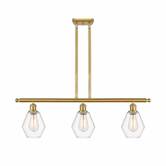 Innovations Cindyrella 3-LT Island Light - Satin Gold - 516-3I-SG-G652-6 Innovations Cindyrella 3-LT Island Light - Satin Gold - 516-3I-SG-G652-6