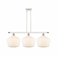 Innovations Cindyrella 3-LT Island Light - White and Chrome - 516-3I-WPC-G651-12 Innovations Cindyrella 3-LT Island Light - White and Chrome - 516-3I-WPC-G651-12