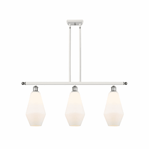 Innovations Cindyrella 3-LT Island Light - White and Chrome - 516-3I-WPC-G651-7