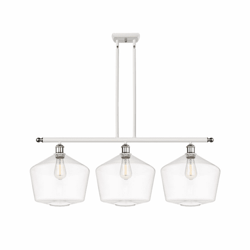 Innovations Cindyrella 3-LT Island Light - White and Chrome - 516-3I-WPC-G652-12