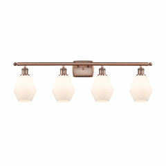 Innovations Cindyrella 4-LT Bath Vanity Light - Antique Copper - 516-4W-AC-G651-6