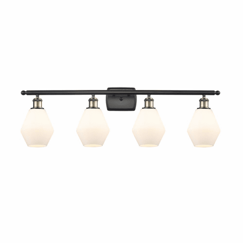 Innovations Cindyrella 4-LT Bath Vanity Light - Black Brass - 516-4W-BAB-G651-6