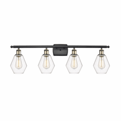 Innovations Cindyrella 4-LT Bath Vanity Light - Black Brass - 516-4W-BAB-G652-6
