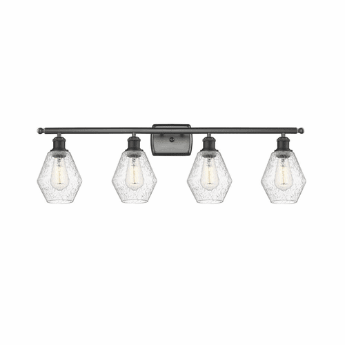 Innovations Cindyrella 4-LT Bath Vanity Light - Matte Black - 516-4W-BK-G654-6