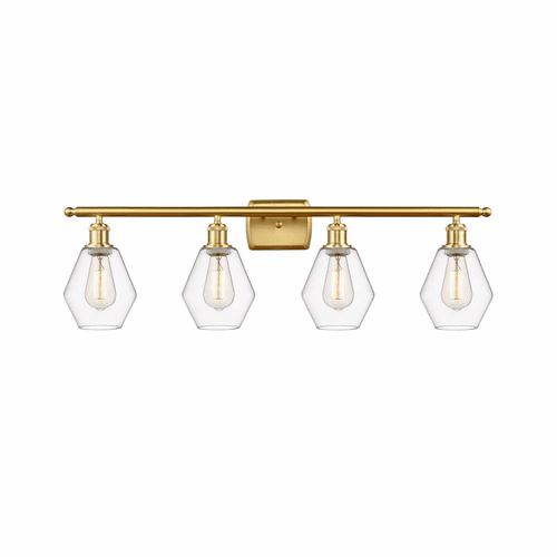 Innovations Cindyrella 4-LT Bath Vanity Light - Satin Gold - 516-4W-SG-G652-6