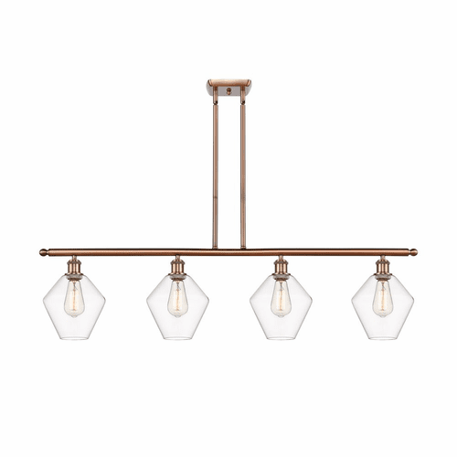 Innovations Cindyrella 4-LT Island Light - Antique Copper - 516-4I-AC-G652-8