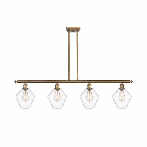 Innovations Cindyrella 4-LT Island Light - Brushed Brass - 516-4I-BB-G652-8
