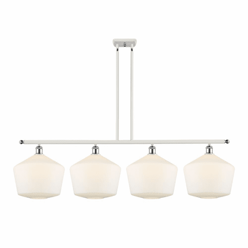 Innovations Cindyrella 4-LT Island Light - White and Chrome - 516-4I-WPC-G651-12