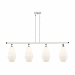 Innovations Cindyrella 4-LT Island Light - White and Chrome - 516-4I-WPC-G651-7 Innovations Cindyrella 4-LT Island Light - White and Chrome - 516-4I-WPC-G651-7