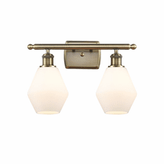 Innovations Cindyrella LED Bath Vanity - Antique Brass - 516-2W-AB-G651-6-LED
