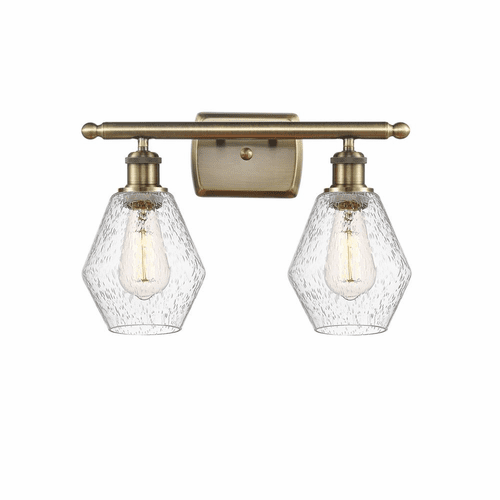 Innovations Cindyrella LED Bath Vanity - Antique Brass - 516-2W-AB-G654-6-LED