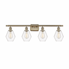 Innovations Cindyrella LED Bath Vanity - Antique Brass - 516-4W-AB-G652-6-LED