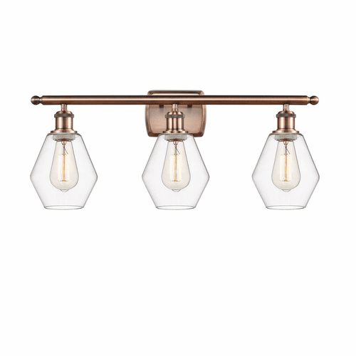 Innovations Cindyrella LED Bath Vanity - Antique Copper - 516-3W-AC-G652-6-LED
