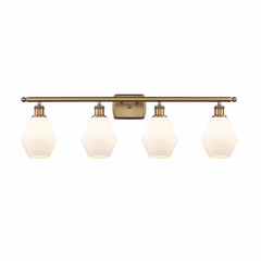 Innovations Cindyrella LED Bath Vanity - Brushed Brass - 516-4W-BB-G651-6-LED