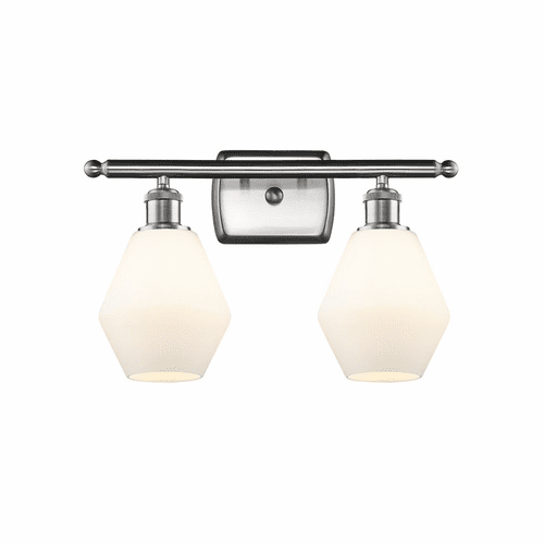 Innovations Cindyrella LED Bath Vanity - Brushed Nickel - 516-2W-SN-G651-6-LED
