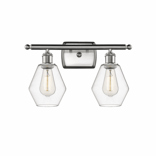 Innovations Cindyrella LED Bath Vanity - Brushed Nickel - 516-2W-SN-G652-6-LED