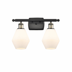 Innovations Cindyrella LED Bath Vanity Light - Black Brass - 516-2W-BAB-G651-6-LED