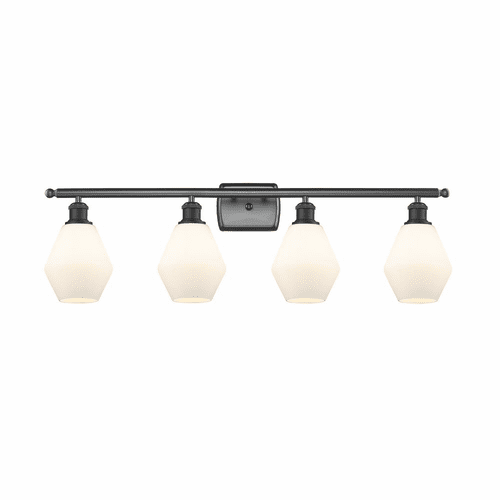 Innovations Cindyrella LED Bath Vanity Light - Matte Black - 516-4W-BK-G651-6-LED