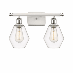 Innovations Cindyrella LED Bath Vanity - White & Chrome - 516-2W-WPC-G652-6-LED Innovations Cindyrella LED Bath Vanity - White & Chrome - 516-2W-WPC-G652-6-LED