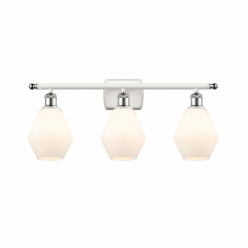 Innovations Cindyrella LED Bath Vanity - White & Chrome - 516-3W-WPC-G651-6-LED