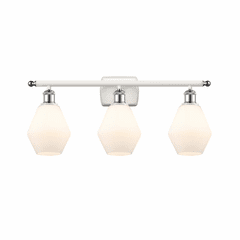 Innovations Cindyrella LED Bath Vanity - White & Chrome - 516-3W-WPC-G651-6-LED