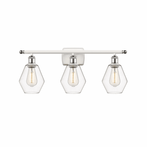 Innovations Cindyrella LED Bath Vanity - White & Chrome - 516-3W-WPC-G652-6-LED