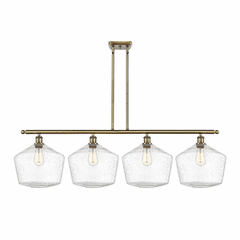 Innovations Cindyrella LED Island Light - Antique Brass - 516-4I-AB-G654-12-LED