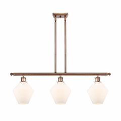 Innovations Cindyrella LED Island Light - Antique Copper - 516-3I-AC-G651-8-LED