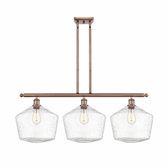 Innovations Cindyrella LED Island Light - Antique Copper - 516-3I-AC-G654-12-LED Innovations Cindyrella LED Island Light - Antique Copper - 516-3I-AC-G654-12-LED