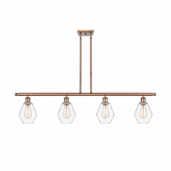 Innovations Cindyrella LED Island Light - Antique Copper - 516-4I-AC-G652-6-LED Innovations Cindyrella LED Island Light - Antique Copper - 516-4I-AC-G652-6-LED