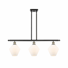 Innovations Cindyrella LED Island Light - Black Brass - 516-3I-BAB-G651-8-LED