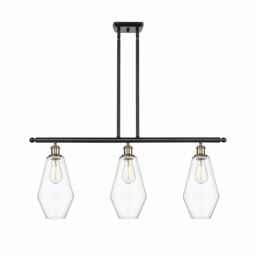 Innovations Cindyrella LED Island Light - Black Brass - 516-3I-BAB-G652-7-LED