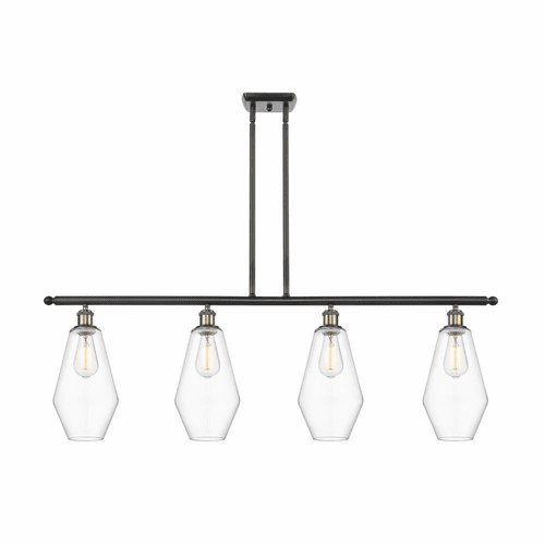 Innovations Cindyrella LED Island Light - Black Brass - 516-4I-BAB-G652-7-LED