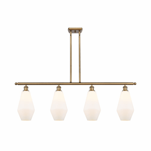 Innovations Cindyrella LED Island Light - Brushed Brass - 516-4I-BB-G651-7-LED