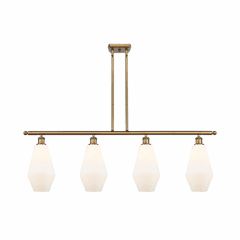 Innovations Cindyrella LED Island Light - Brushed Brass - 516-4I-BB-G651-7-LED