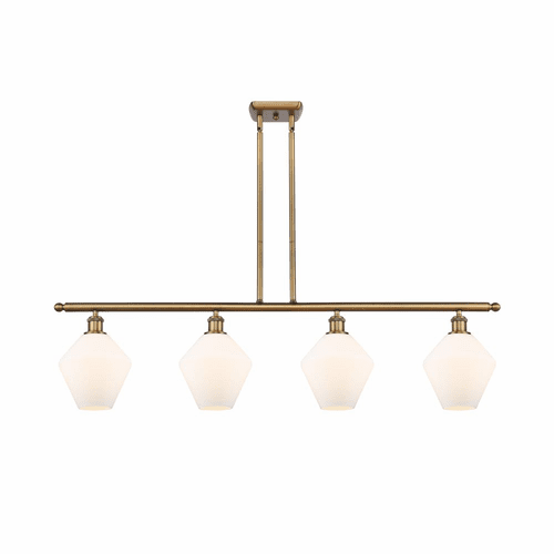 Innovations Cindyrella LED Island Light - Brushed Brass - 516-4I-BB-G651-8-LED