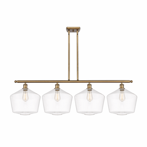 Innovations Cindyrella LED Island Light - Brushed Brass - 516-4I-BB-G652-12-LED