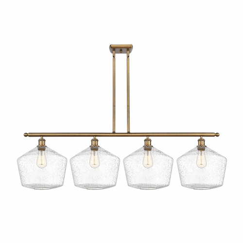 Innovations Cindyrella LED Island Light - Brushed Brass - 516-4I-BB-G654-12-LED